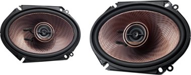 Kenwood - 6" x 8" 2-Way Car Speaker - Black - Front_Zoom