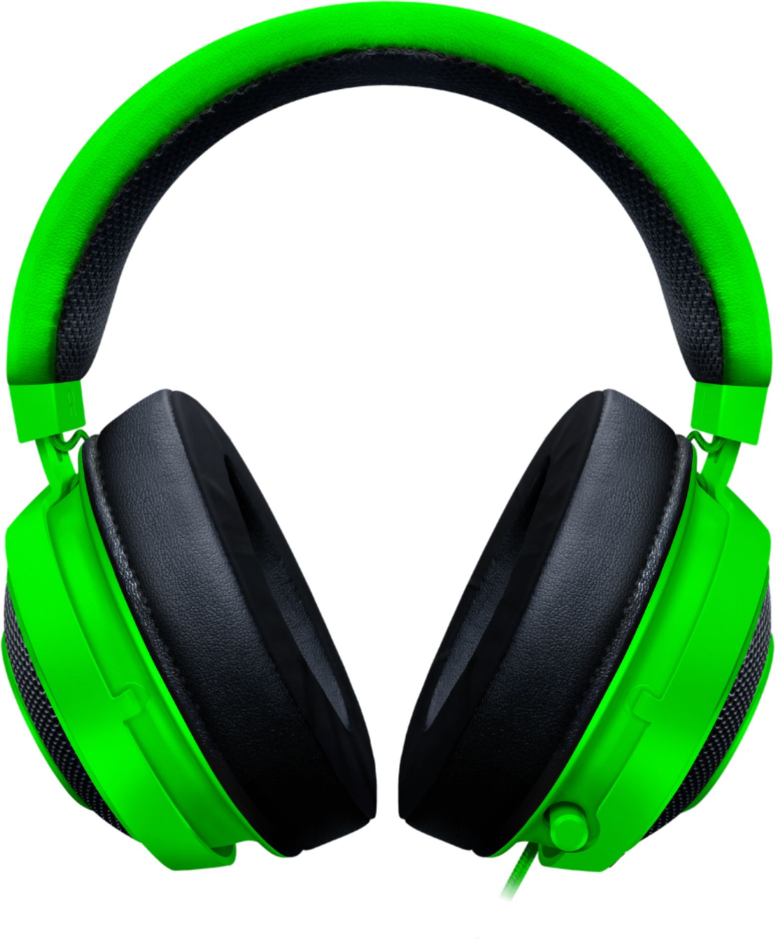 Left View: Razer - Kraken Wired 7.1 Surround Sound Gaming Headset for PC, PS4, PS5, Switch, Xbox X|S And Xbox One - Green