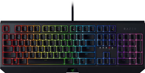 Razer - BlackWidow Wired Gaming Mechanical Green Switch Keyboard with RGB Chroma Backlighting - Black