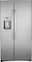 GE - 25.1 Cu. Ft. Side-By-Side Refrigerator with External Ice & Water Dispenser - Stainless Steel