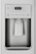 Alt View Zoom 4. GE - 25.1 Cu. Ft. Side-By-Side Refrigerator with External Ice & Water Dispenser - Stainless steel.