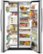 Alt View Zoom 2. GE - 21.8 Cu. Ft. Side-by-Side Counter-Depth Refrigerator - Stainless steel.