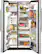 Alt View 2. GE - 21.8 Cu. Ft. Side-by-Side Counter-Depth Refrigerator - Stainless Steel.