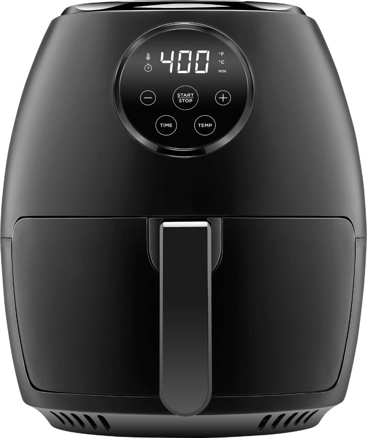 Front Zoom. CHEFMAN - TurboFry 3.7qt Digital Air Fryer - Black.