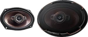 Kenwood - 6" x 9" 5-Way Car Speaker - Black - Front_Zoom