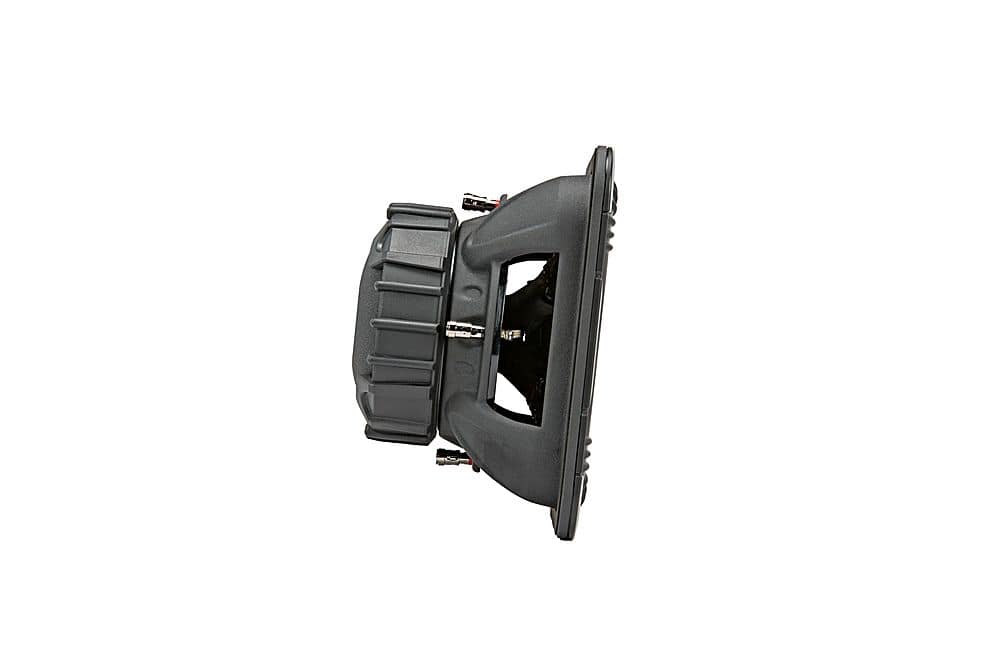 Alt View 14. KICKER - L7R 10" Dual-Voice-Coil 4-Ohm Subwoofer - Black.