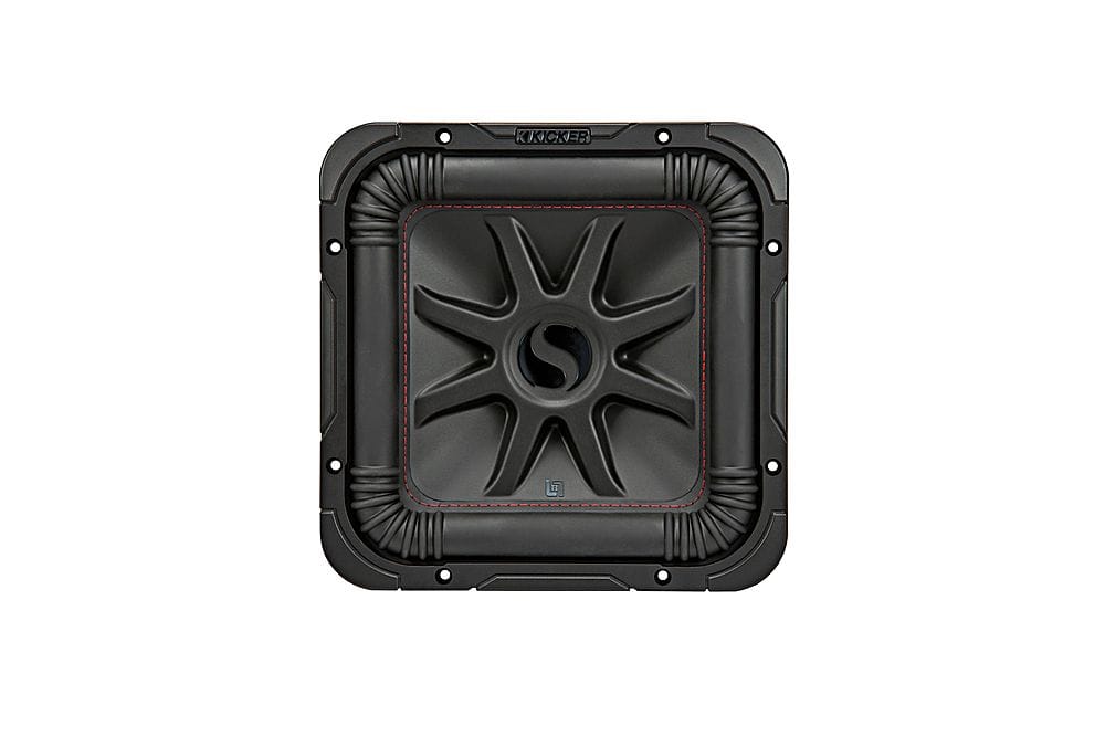 KICKER - L7R 10" Dual-Voice-Coil 4-Ohm Subwoofer - Black - Front_Zoom