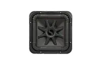 Front. KICKER - L7R 10" Dual-Voice-Coil 4-Ohm Subwoofer - Black.