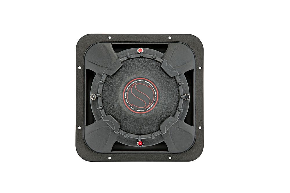 Back. KICKER - L7R 10" Dual-Voice-Coil 4-Ohm Subwoofer - Black.