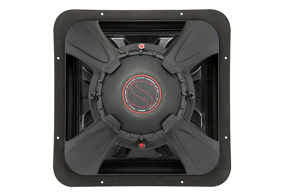 Back View: Phoenix Gold - Z 10” Active Loaded Subwoofer Enclosure with Integrated 160W Amplifier - Black/Charcoal