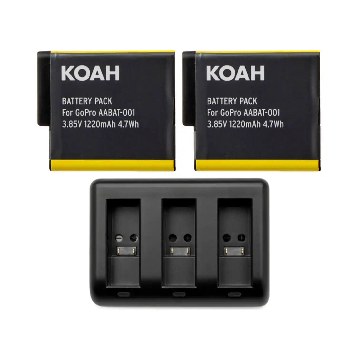 BATTERY PACK  
For GoPro AABAT-001  
3.85V 1220mAh 4.7Wh  

BATTERY PACK  
For GoPro AABAT-001  
3.85V 1220mAh 4.7Wh