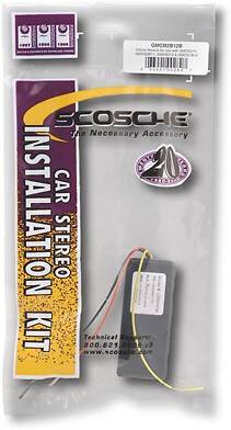 Front Standard. Scosche - GM Chime Module for OnStar Interfaces.