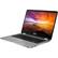 Left. ASUS - VivoBook Flip 14 2-in-1 14" Touch-Screen Laptop - Intel Celeron - 4GB Memory - 64GB eMMC Flash Memory - Light Gray.