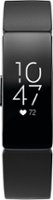 Fitbit - Inspire HR Activity Tracker + Heart Rate - Black - Front_Zoom