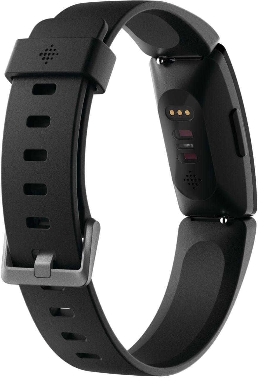 Fitbit FB413BKBK Inspire HR Heart Rate & Fitness Tracker S & L bands One Size 