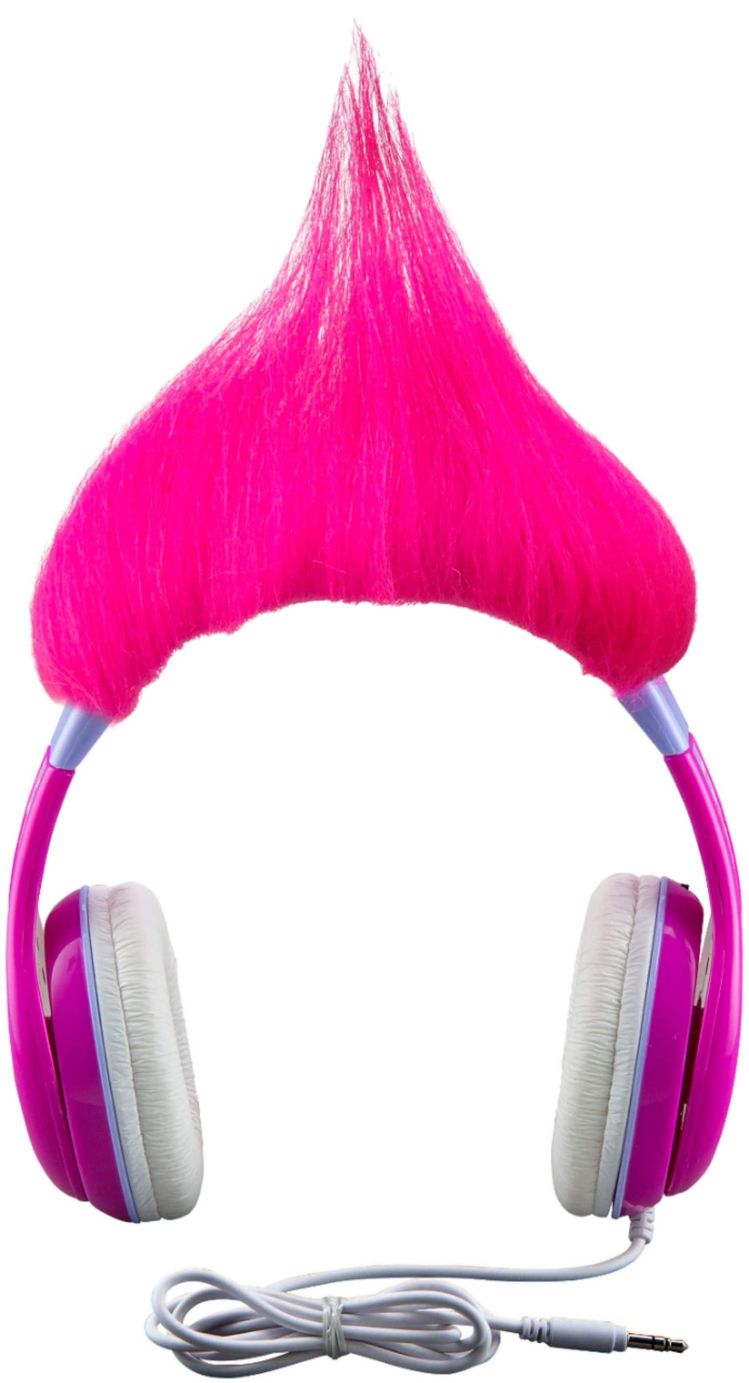 Alt View 11. eKids - Trolls Wired Headphones - Pink.