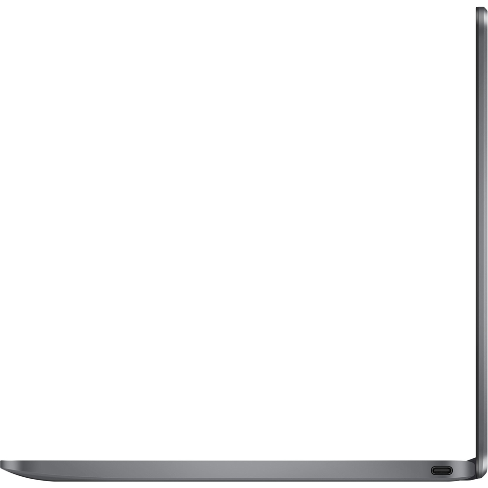 Angle View: ASUS - 11.6" Chromebook - Intel Celeron - 4GB Memory - 32GB eMMC Flash Memory - Gray