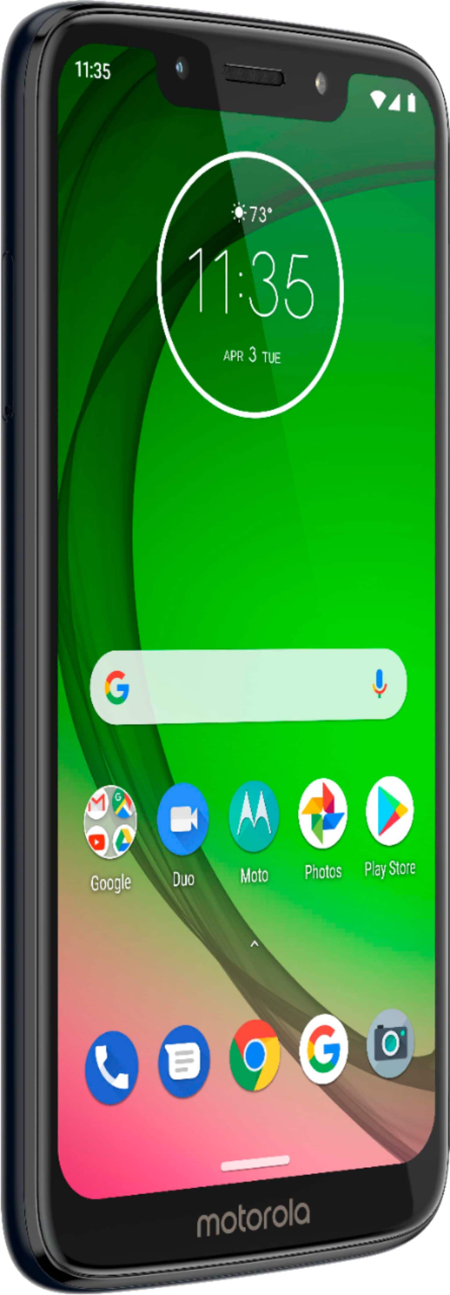Angle. Motorola - Moto G7 Play with 32GB Memory Cell Phone (Unlocked).