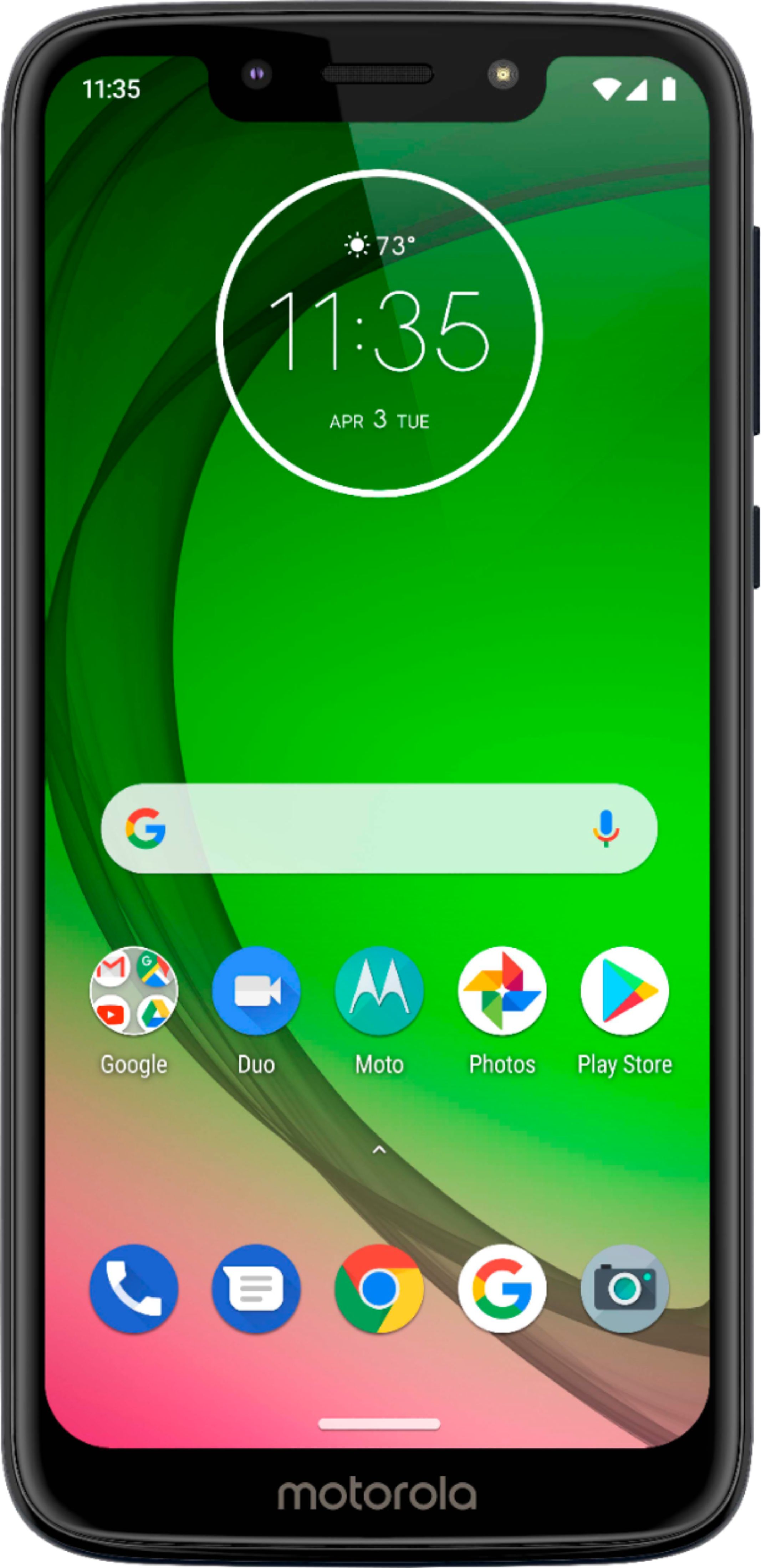 Best Buy: Motorola Moto G7 with 32GB Memory Cell Phone (Unlocked) Deep Indigo PAE80008US