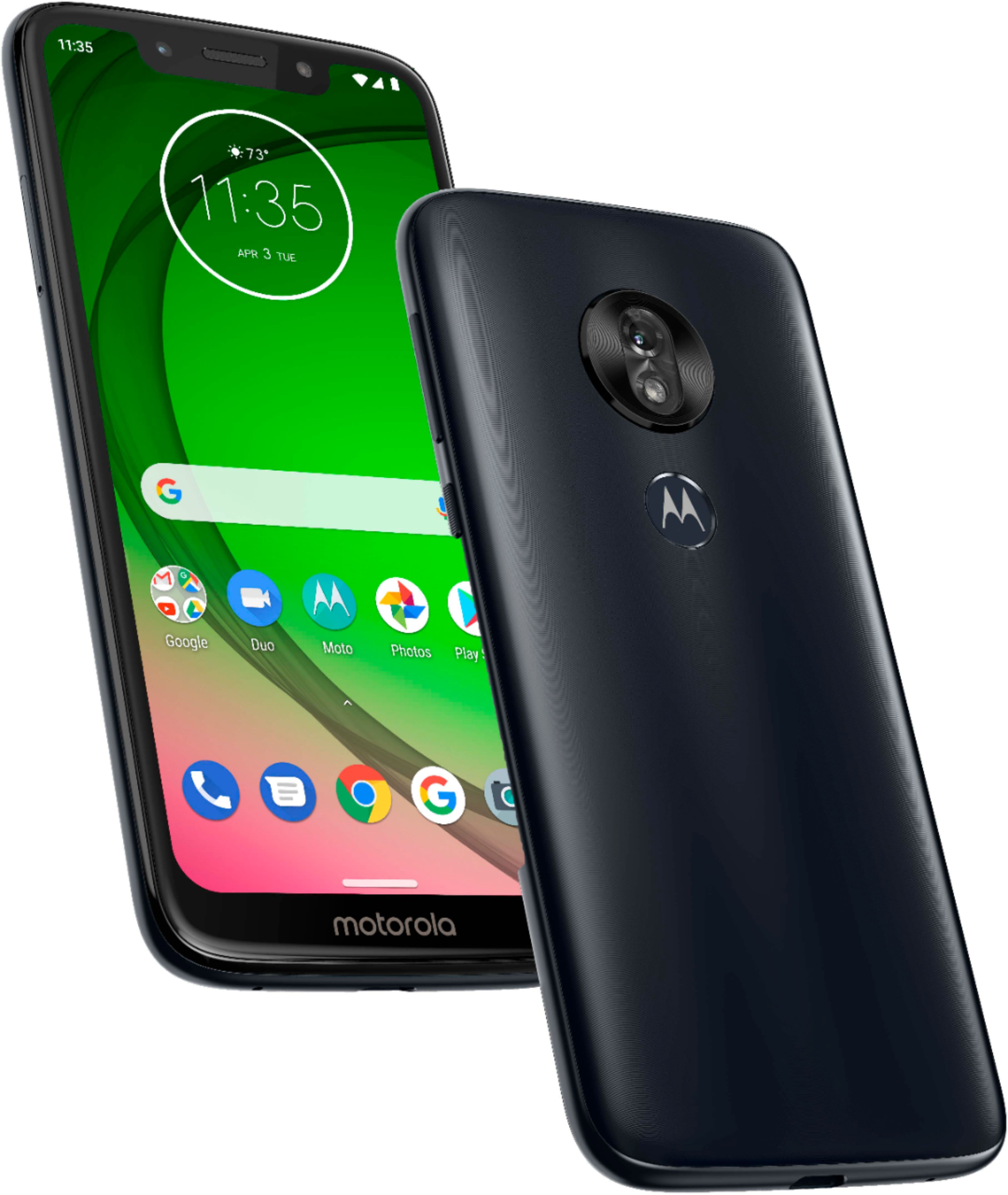 Motorola Moto G7 Play with 32GB Memory Cell Phone (Unlocked) Deep