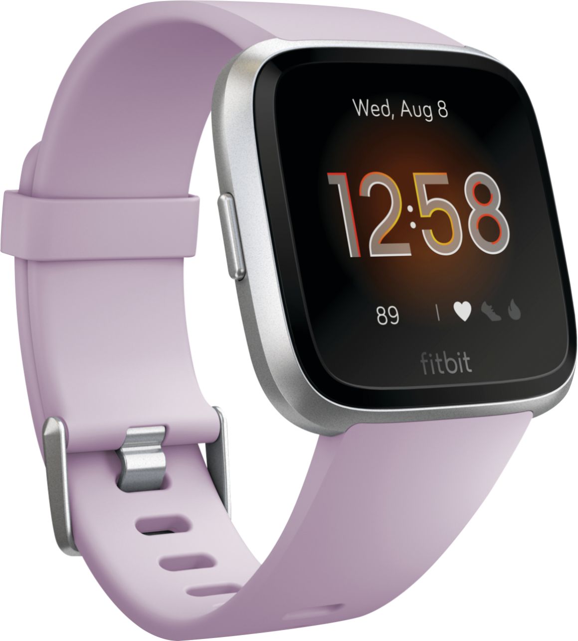 Customer Reviews: Fitbit Versa Lite Edition Smartwatch Lilac FB415SRLV ...