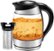 Front Zoom. Chefman 1.8 Liter Electric Glass Kettle w/ Tea Infuser - Stainless Steel/Black.