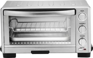 Cuisinart - 6-Slice Toaster Oven with Broiler - Stainless Steel - Front_Zoom