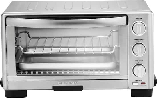 Cuisinart 6 Slice Toaster Oven With Broiler Stainless Steel Tob 1010 Best Buy