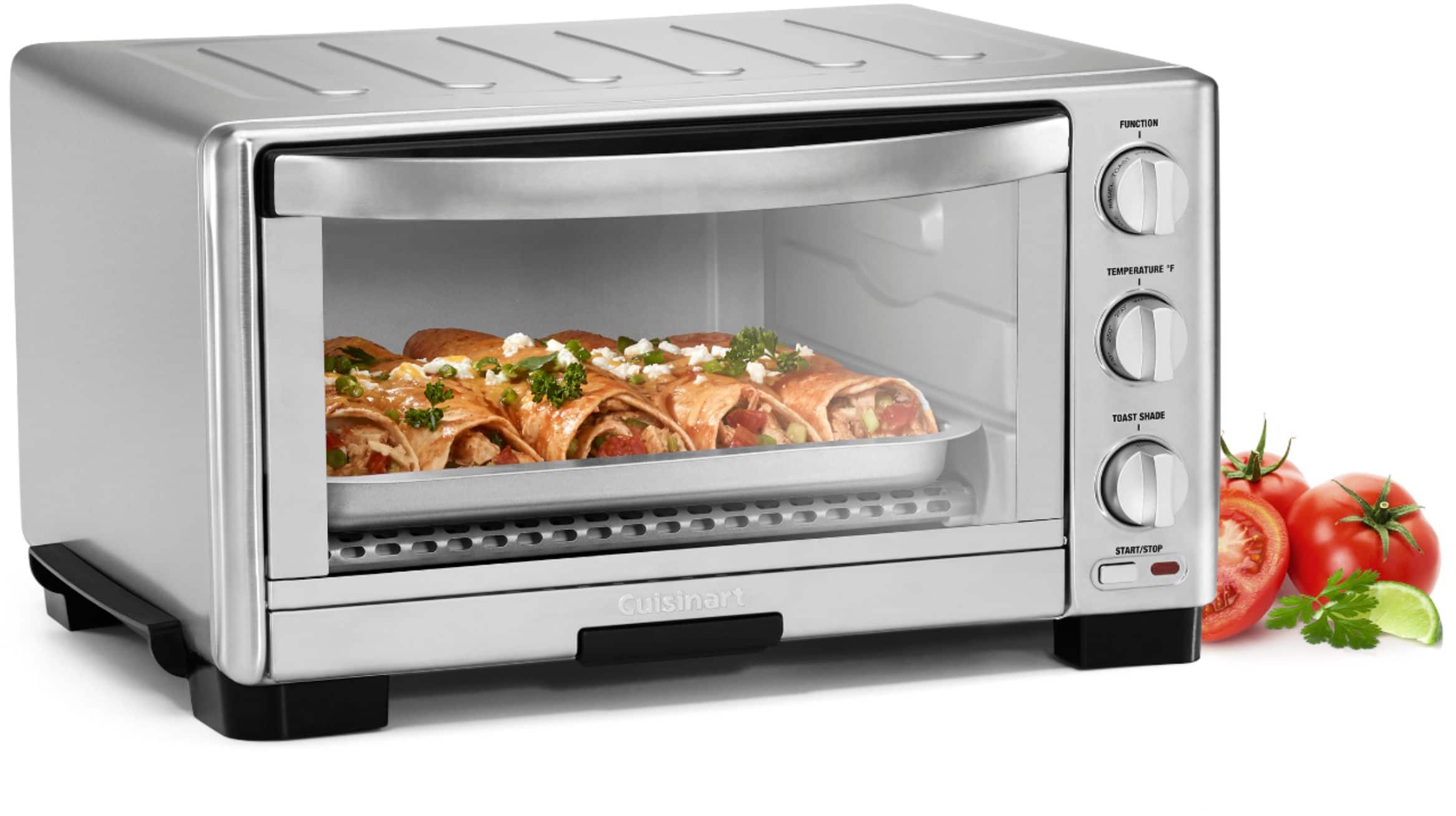 Alt View 14. Cuisinart - 6-Slice Toaster Oven with Broiler - Stainless Steel.