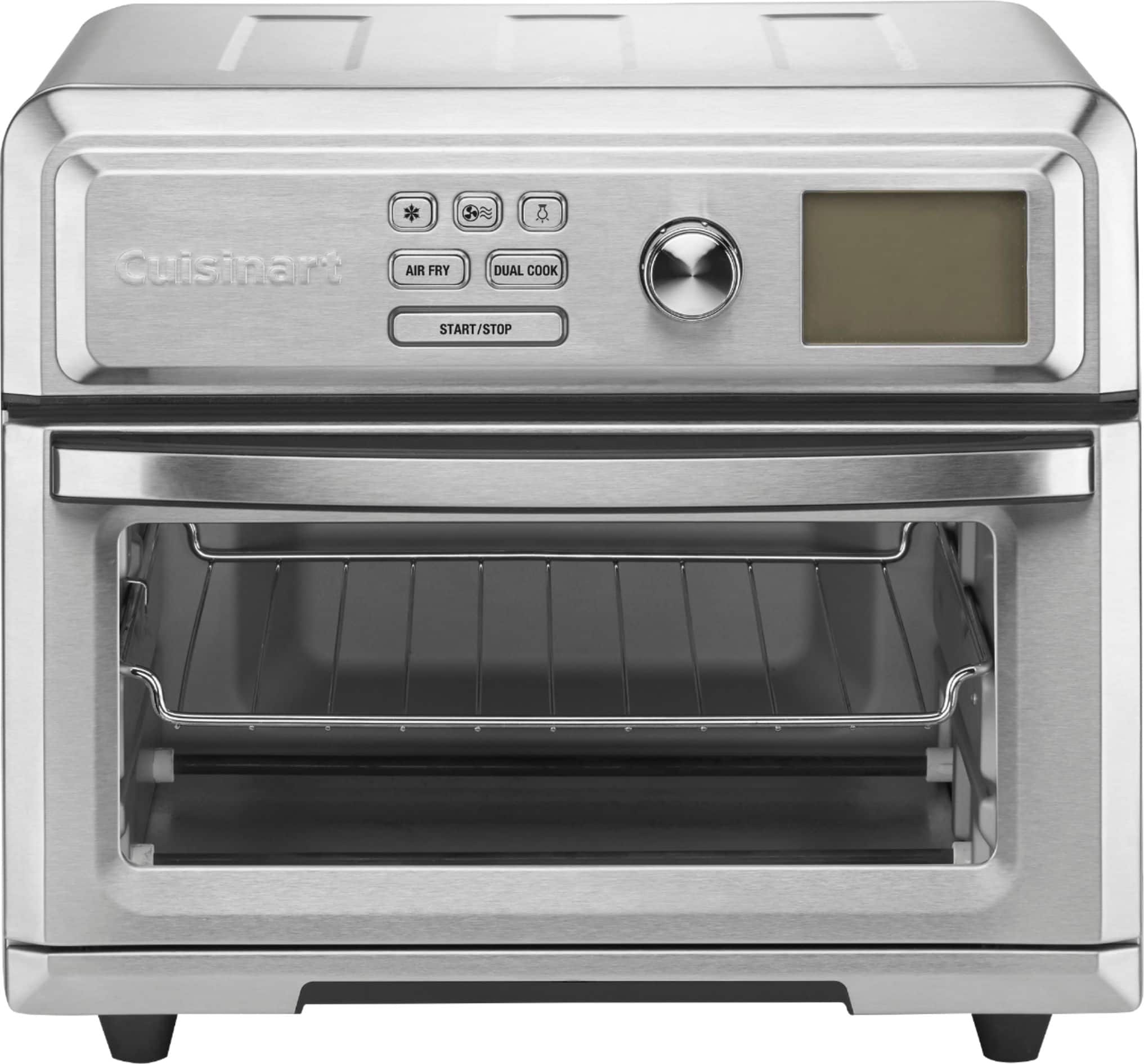 Front. Cuisinart - Digital Air Fryer Toaster Oven - Stainless Steel.