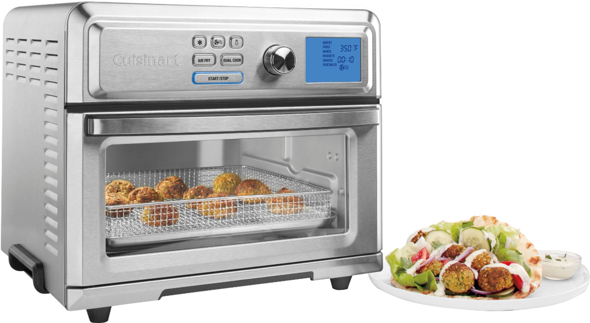 Cuisinart Digital Airfryer Toaster Oven, Stainless, .6 cu. ft. Nonstick,  NEW