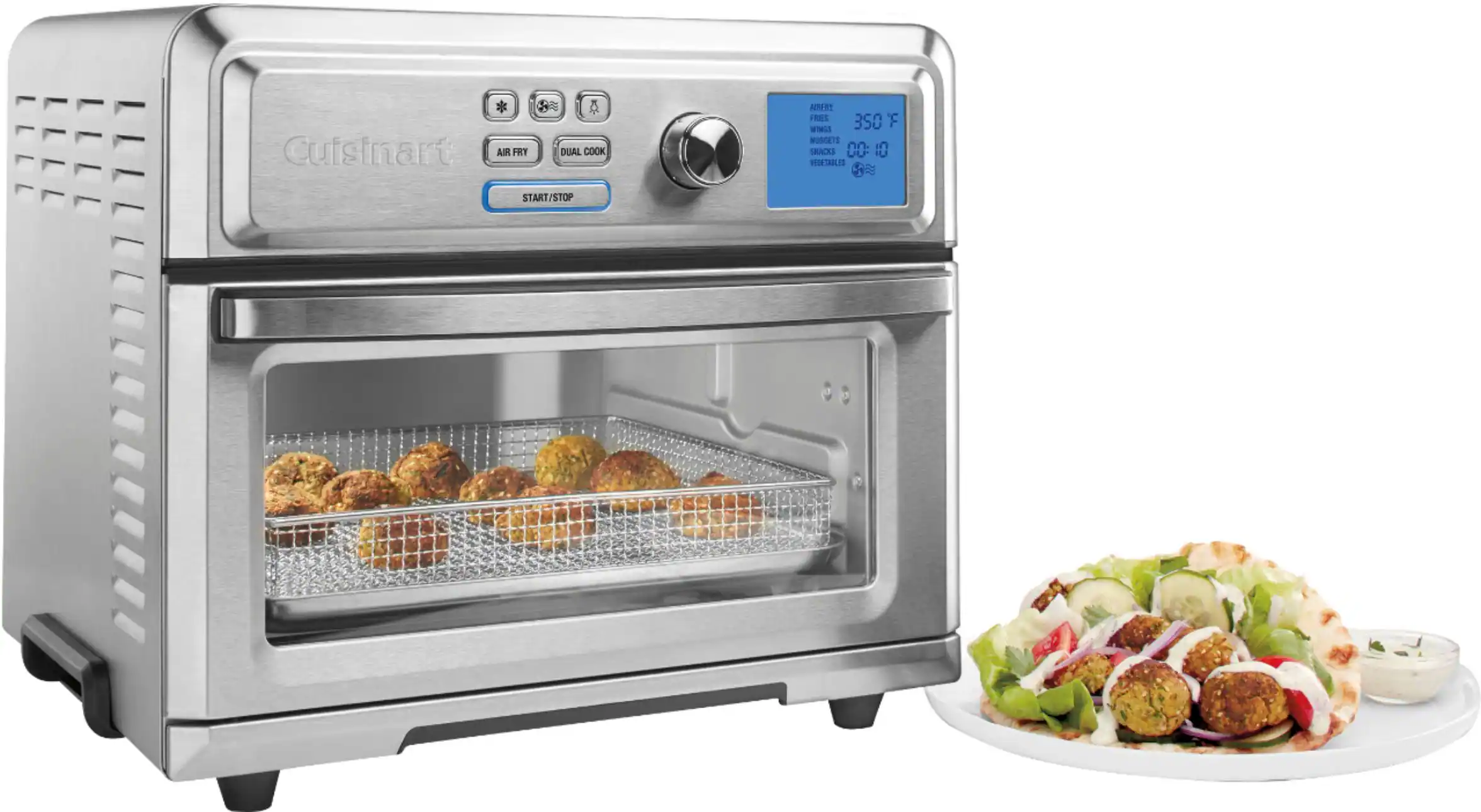 Alt View 11. Cuisinart - Digital Air Fryer Toaster Oven - Stainless Steel.