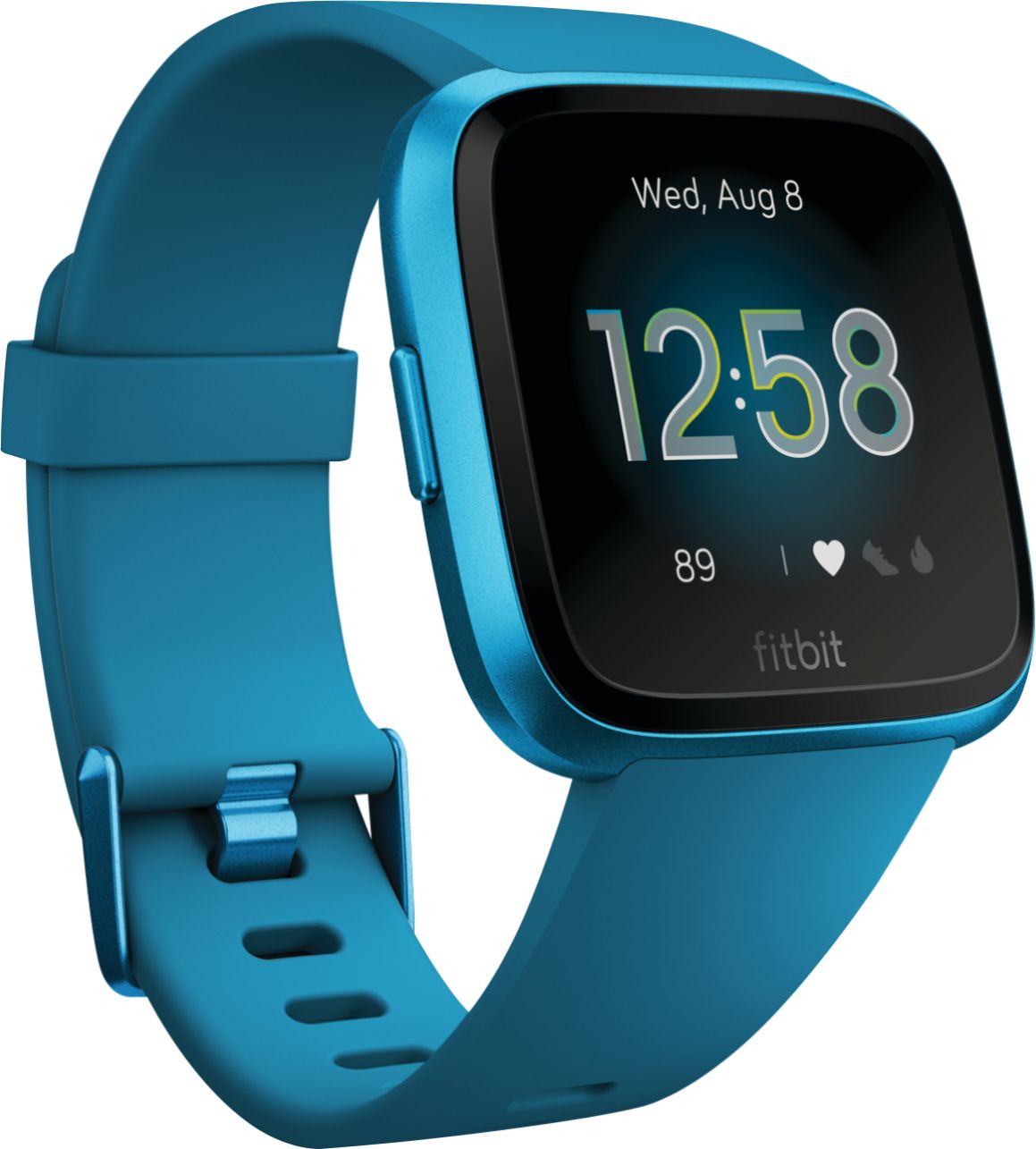 Customer Reviews: Fitbit Versa Lite Edition Smartwatch Marina Blue ...