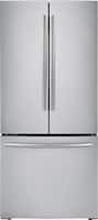 Samsung - 21.8 Cu. Ft. French-Door Refrigerator - Stainless steel - Front_Zoom