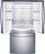 Alt View 2. Samsung - 21.8 Cu. Ft. French-Door Refrigerator - Stainless Steel.
