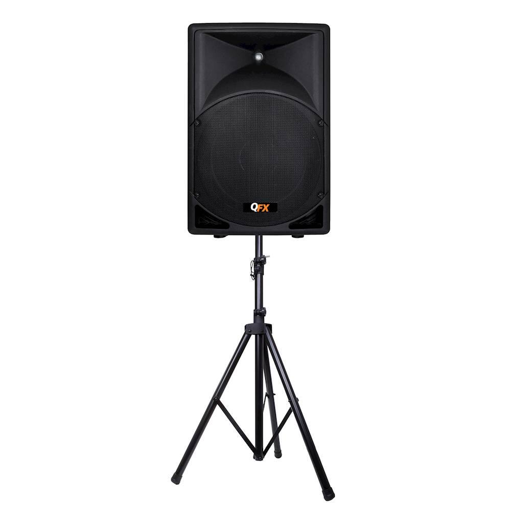 Alt View 11. QFX - Speaker Stand - Black.