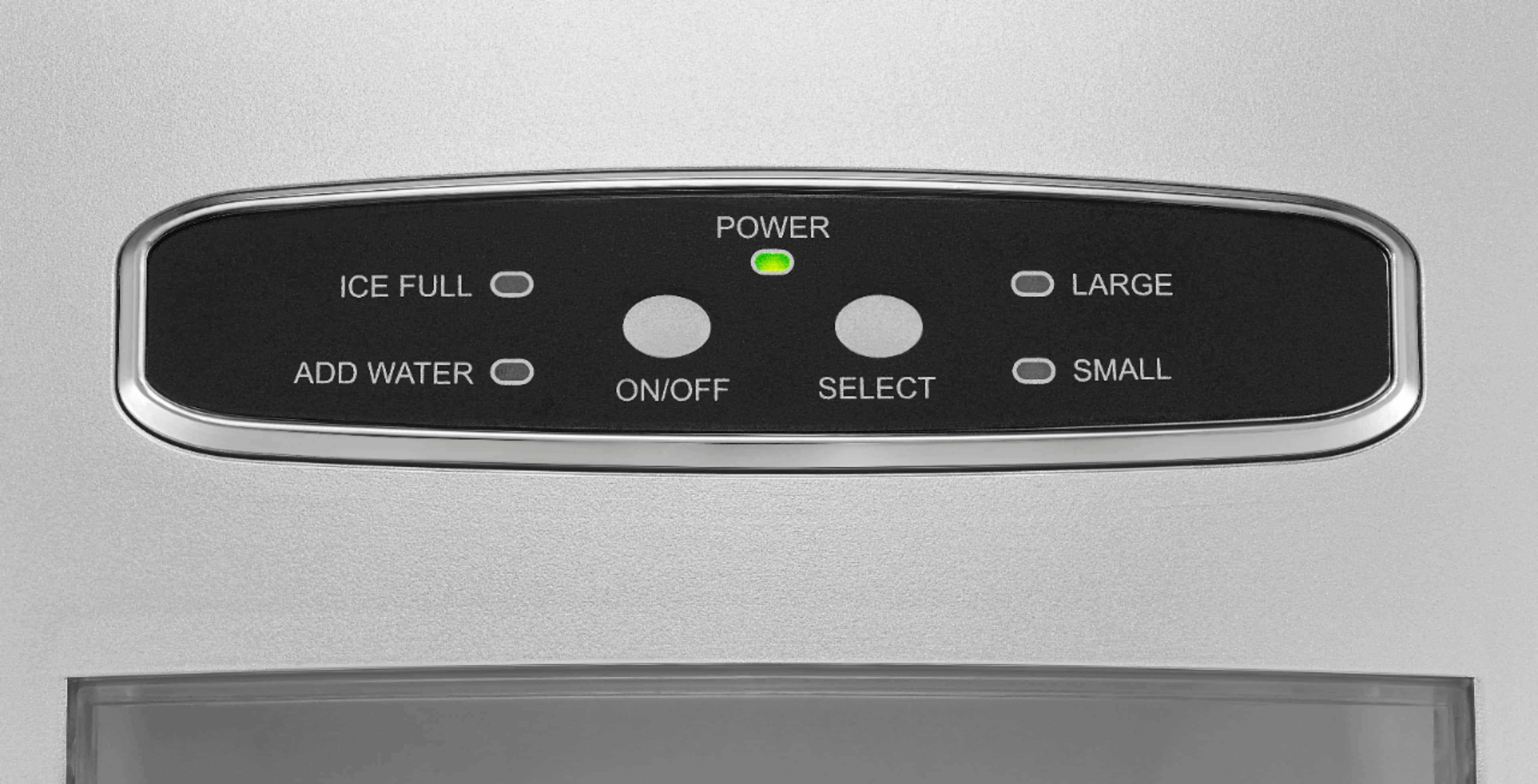 Alt View 13. Insignia™ - Portable Ice Maker with Auto Shut-Off - Silver.