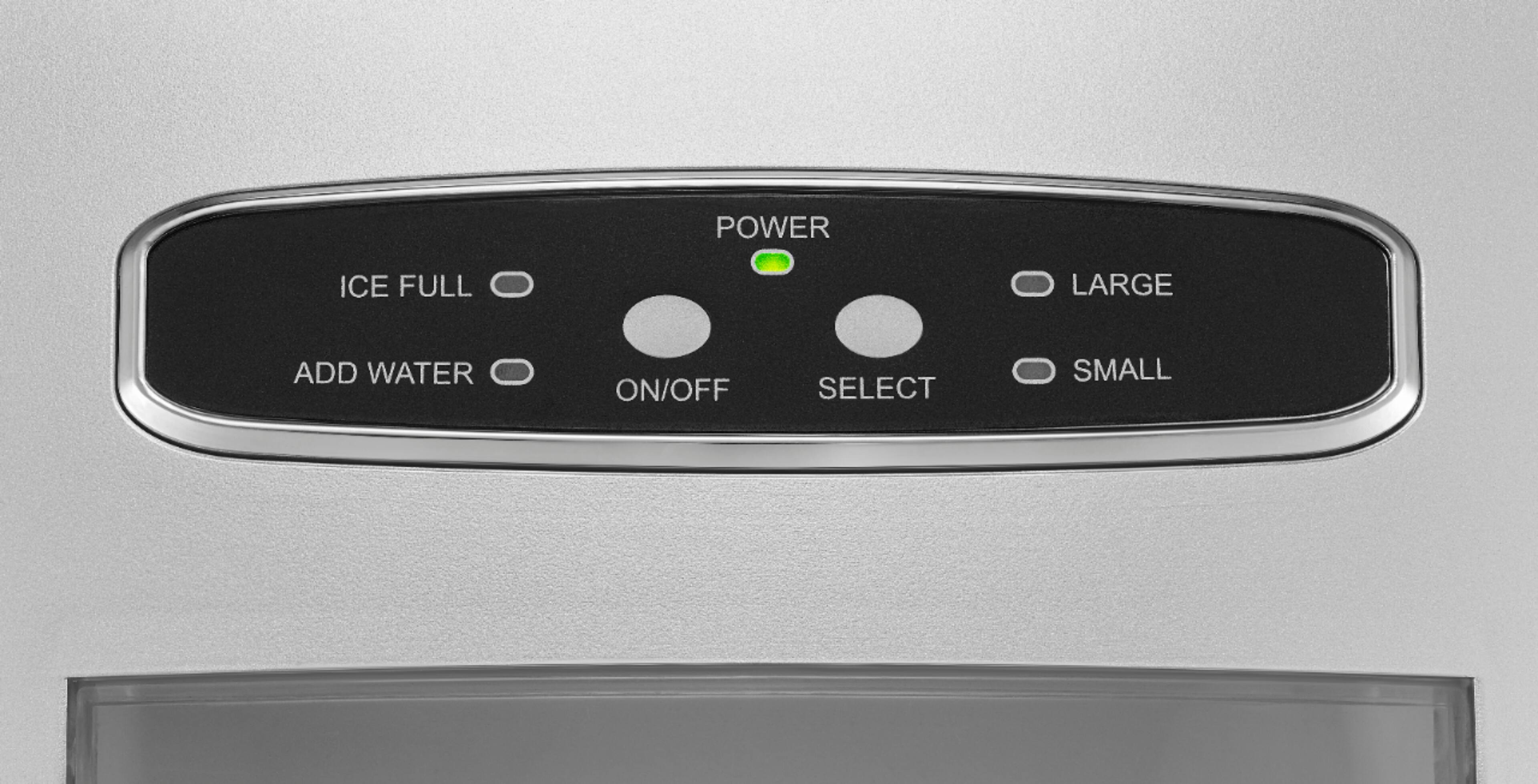 Alt View 13. Insignia™ - Portable Ice Maker with Auto Shut-Off - Silver.