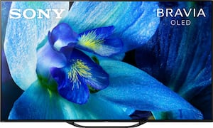 Sony - 55" Class - OLED - A8G Series - 2160p - Smart - 4K UHD TV with HDR - Front_Zoom
