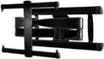 SANUS Elite - Advanced Full-Motion TV Wall Mount for Most 42"-90" TVs up to 125 lbs - Black Brushed Metal