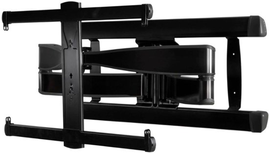 Front Zoom. SANUS Elite - Advanced Full-Motion TV Wall Mount for Most 42"-90" TVs up to 125 lbs - Tilts, Swivels, and Extends up to 28" From Wall - Black Brushed Metal.