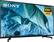 Angle. Sony - 85" Class Z9G MASTER Series 4320p Smart 8K UHD Smart Android TV - Black.
