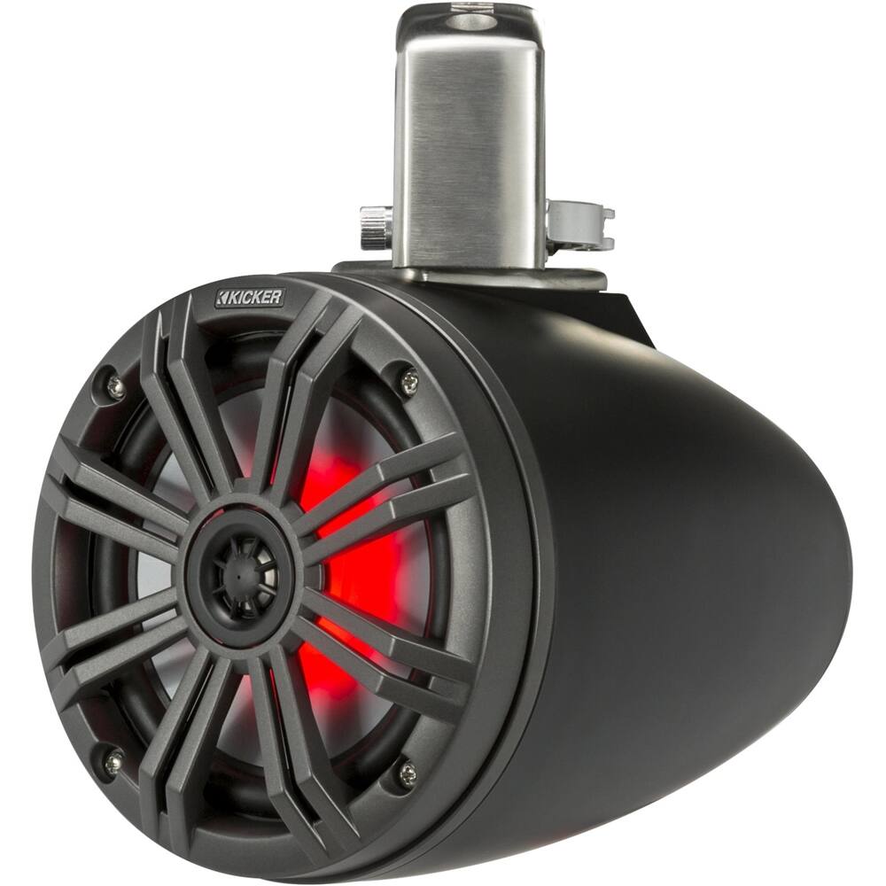 Alt View 11. KICKER - 6-1/2" 2-Way Marine Speakers with Polypropylene Cones (Pair) - Black.