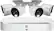 Front. Lorex - 8-Channel, 4-Camera Indoor/Outdoor Wired 4K UHD 2TB DVR Surveillance System - White.