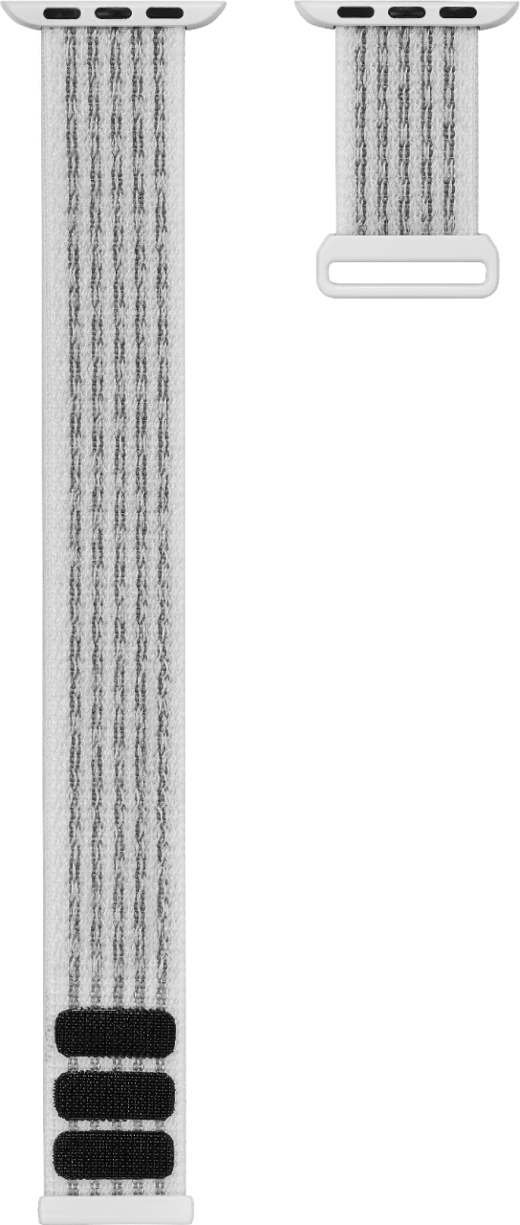 Alt View 13. Modal™ - Active Nylon Watch Band for Apple Watch 38mm, 40mm, 41mm and Apple Watch Series 1-9 - White.