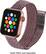 Left. Modal™ - Active Nylon Watch Band for Apple Watch® 38mm, 40mm, 41mm and Apple Watch Series 8 41mm - Mauve.