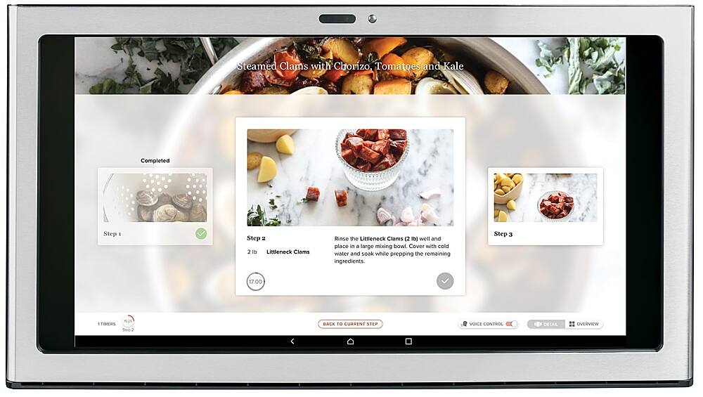 Alt View 23. GE - Profile Series Kitchen Hub & 30" Convertible Range Hood - Stainless steel.