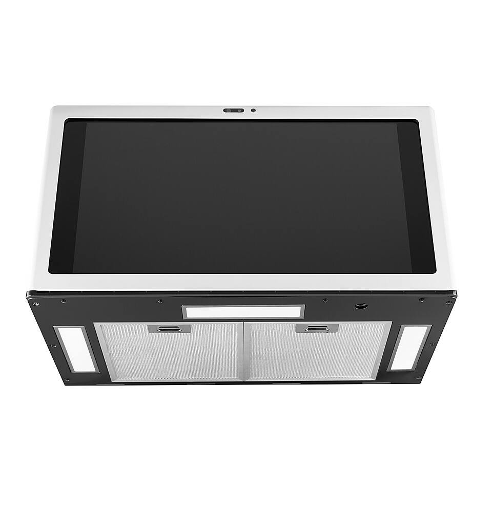 Alt View 12. GE Profile - Kitchen Hub & 30" Convertible Range Hood - Matte White.
