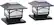 Angle. MAXSA Innovations - Mission-Style Solar Post Cap and Deck Railing Light (Set of 2) - Black.