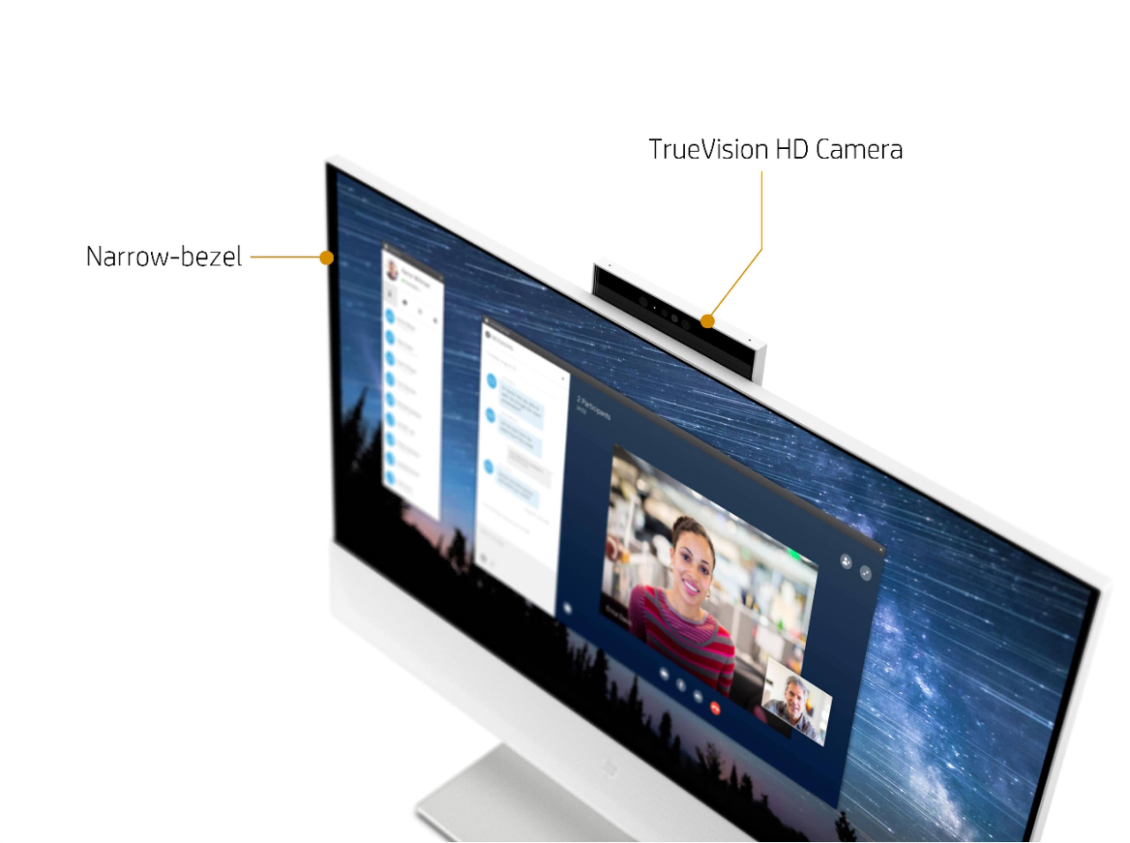 Alt View 17. HP - Pavilion 24" Touch-Screen All-In-One - Intel Core i5 - 12GB Memory - 256GB Solid State Drive.